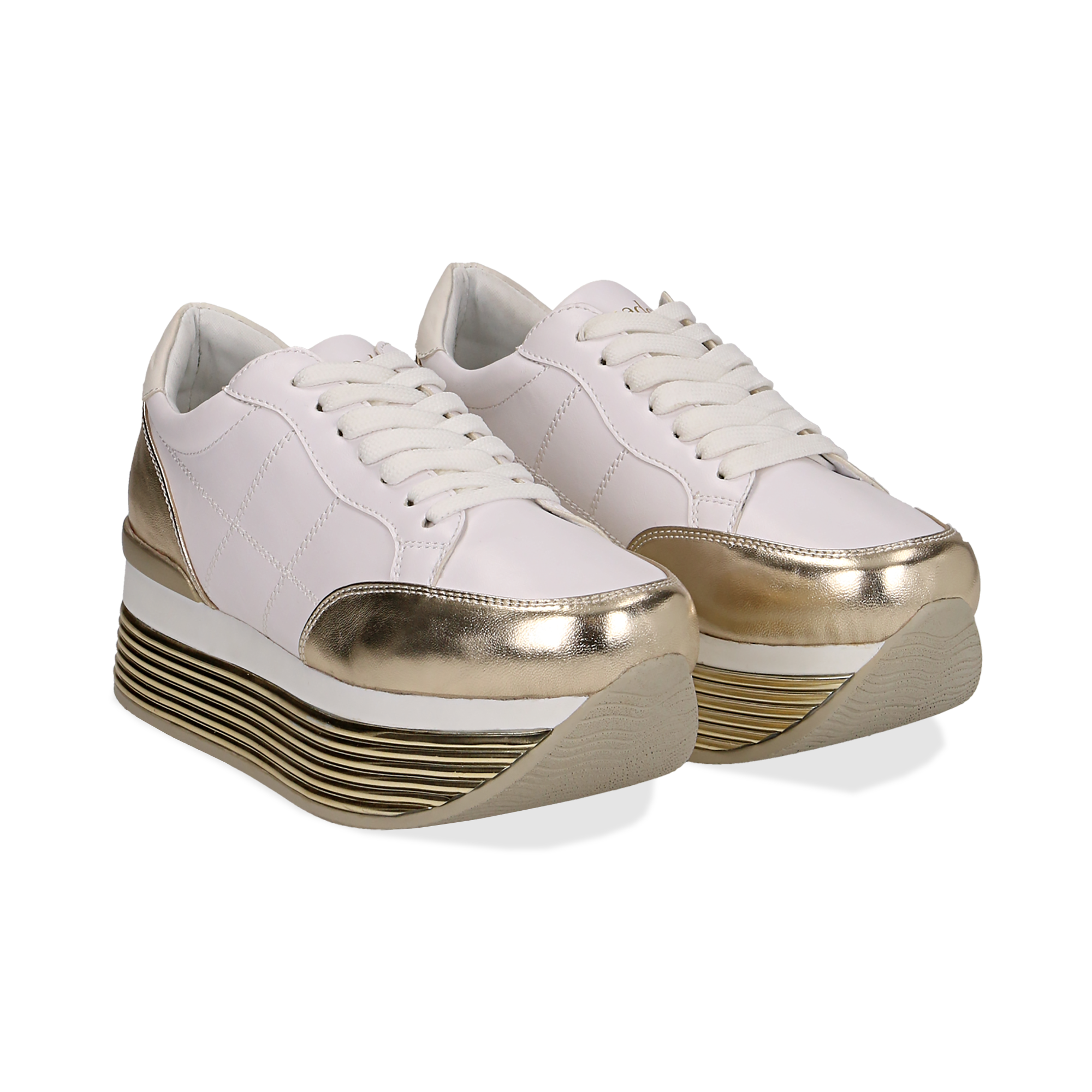 Sneaker platform bianche clearance