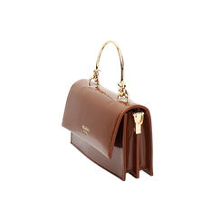 Mini sac marron avec bandouli&egrave;re amovible, Primadonna, 275126713VEMARRUNI, 003 preview