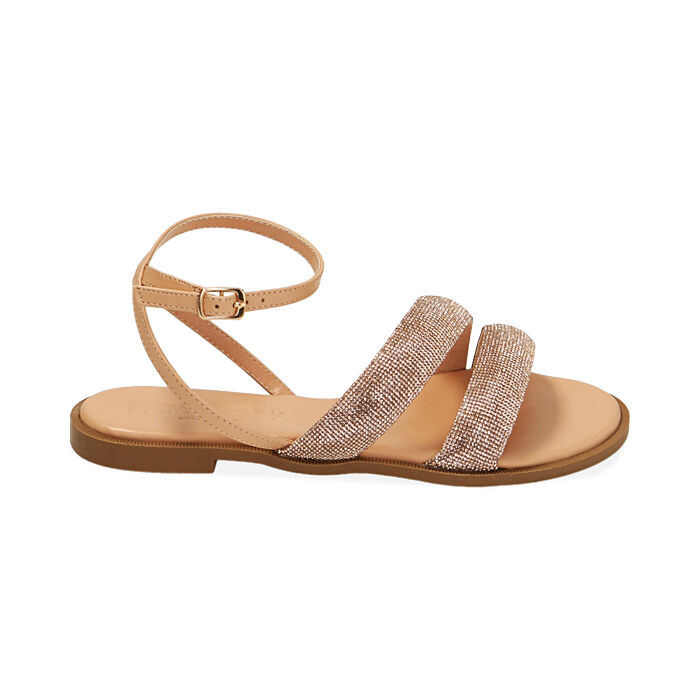 Sandali bassi con brillantini store