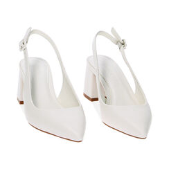 Escarpins blancs à talons de 6 cm, Primadonna, 232121506EPBIAN038, 002 preview