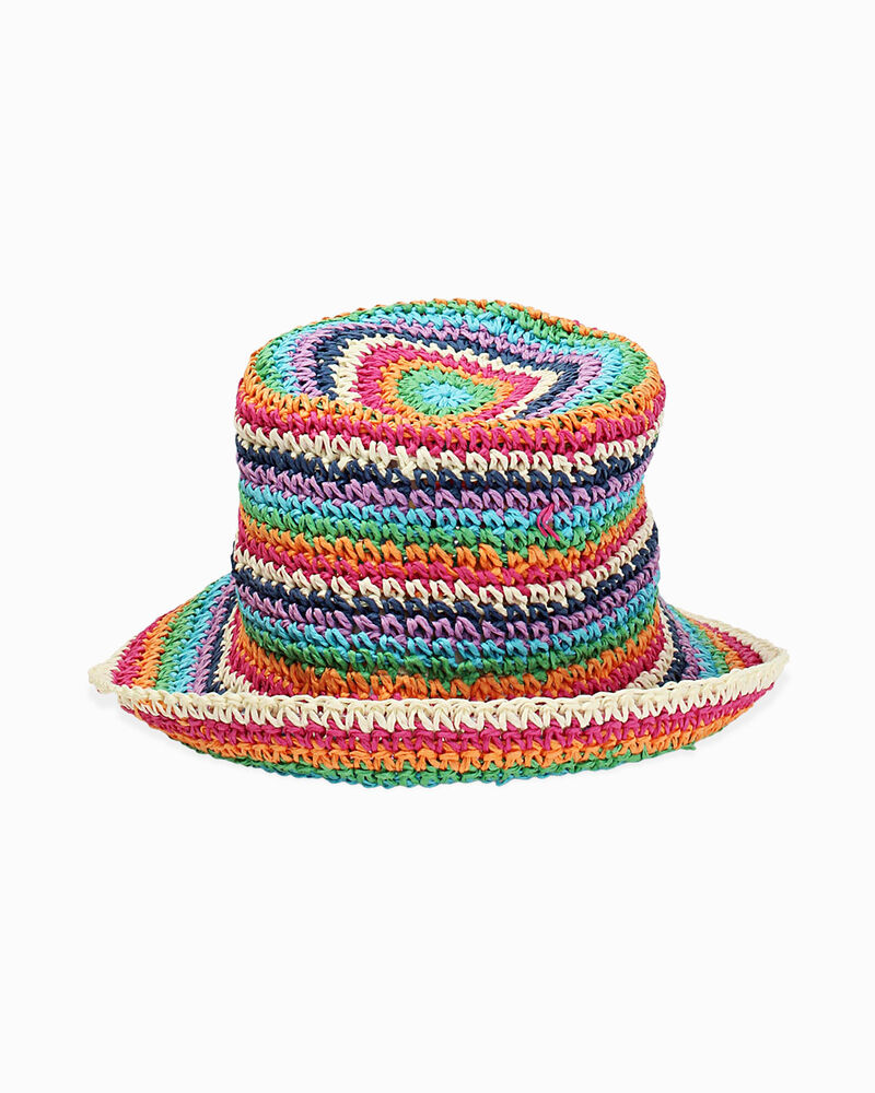 Cappello donna multicolor in raffia image number null