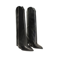 CALZATURA STIVALE TEXANO SINTETICO NERO, Primadonna, 263067619EPNERO036, 002 preview