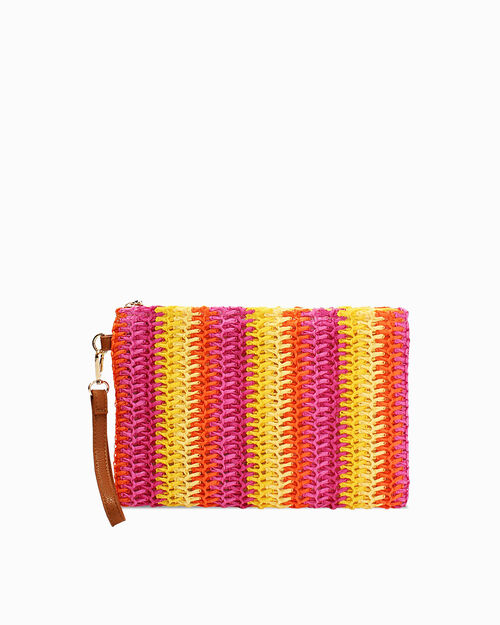 BORSA MARE POCHETTE RAFFIA GIAL, 
