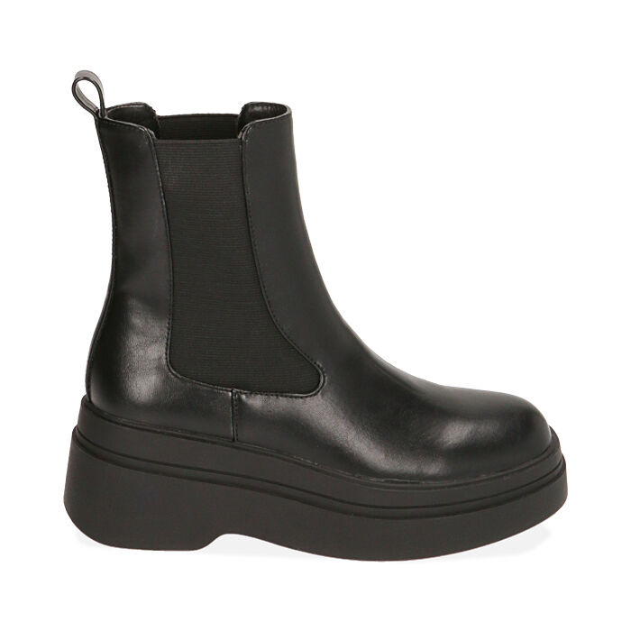 Bottines noir plateforme 2025
