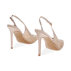 Escarpins slingback femme nude en satin, Primadonna, 252102081RPNUDE035, 004 preview