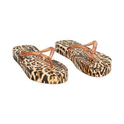 Sandali mare donna leopard in PVC, Primadonna, 25R585100PVLEOP036, 003 preview