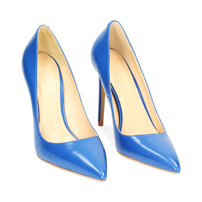 Decollete blu elettrico sales