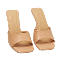 Mules nude, tacco 9,5 cm, Primadonna, 214925607EPNUDE039, 002 preview