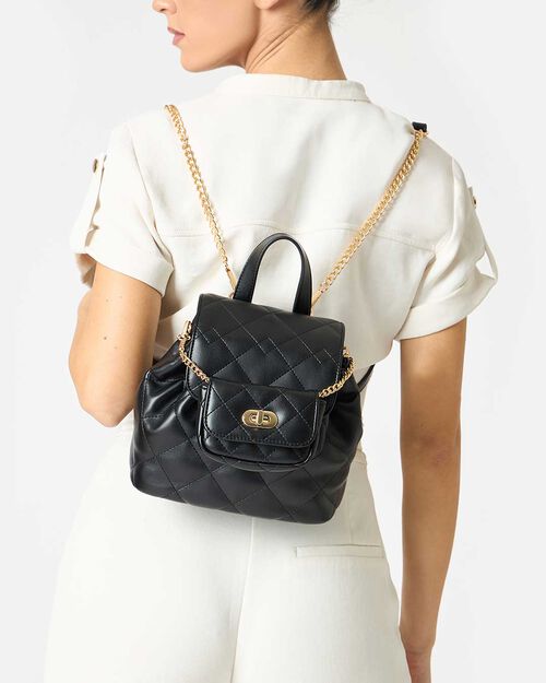 Mochila mujer negra, BLACK