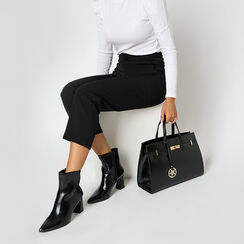 Borsa a mano nera con tracolla removibile, Primadonna, 265731833EUNEROUNI, 002 preview