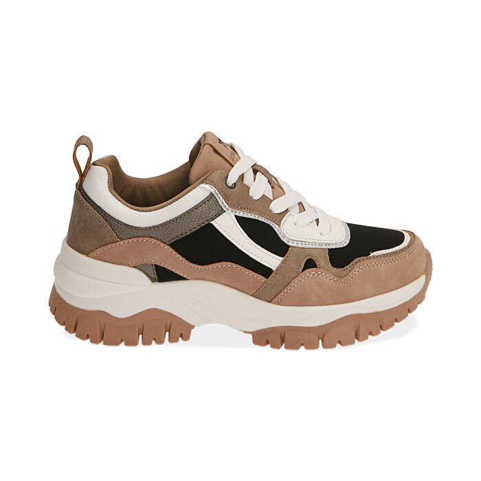 Sneakers da donna multicolor, zeppa 5,5 cm | Primadonna Collection