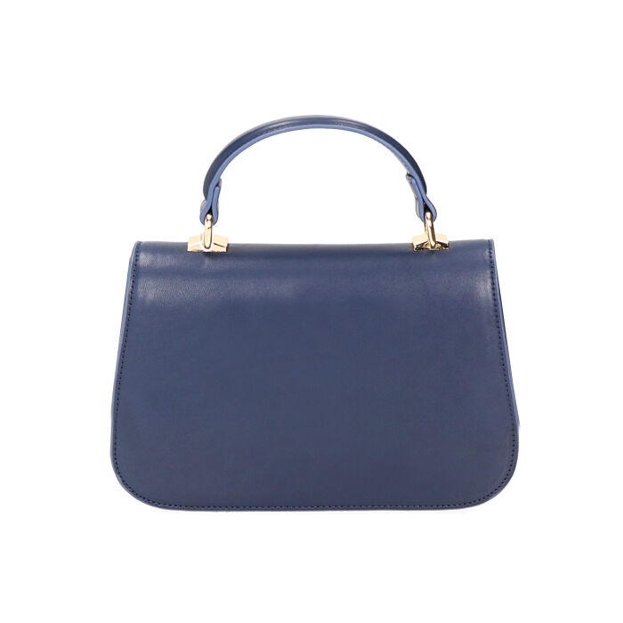Sac rond bleu on sale