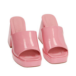 Mules rosa in vernice, 194991004VEROSA036, 002a