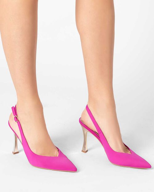 CHAUSSURES POUR FEMMES CHANEL LYCRA FUCS, FUCHSIA