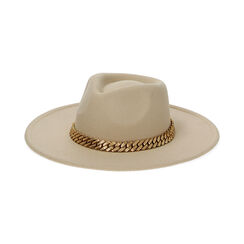 Cappello a falda panna con catena, Primadonna, 22B405310TSPANNUNI, 001a