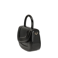 Mini bag nera con tracolla removibile, Borse, 275126810VENEROUNI, 002a