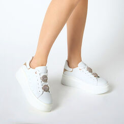 Zapatillas mujer blancas, Primadonna, 252800704EPBIAN036, 002a
