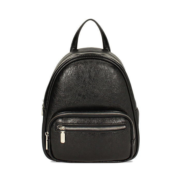 Mochila negra de charol Primadonna Collection