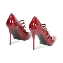 Decolleté cherry con cinturini e tacco 10 cm, Primadonna, 262130604VECHER035, 004 preview