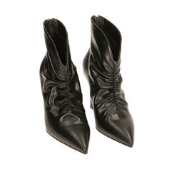 Ankle boots neri, tacco 9 cm , Primadonna, 202139309EPNERO036, 002a