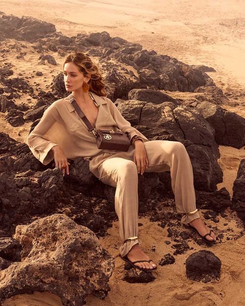 Ensemble de plage noisette &eacute;l&eacute;gance estivale, BROWN