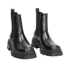Botín Beatles negro con tacón de 5,5 cm., Primadonna, 260622305EPNERO035, 003 preview