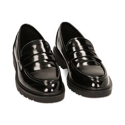 CALZATURA MOCASSINO SINTETICO ABRASIVATO, Primadonna, 224902002ABNERO036, 002 preview