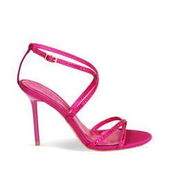 Sandali fucsia con tacco 9,6 cm, Primadonna, 272126910RPFUCS035, 001a