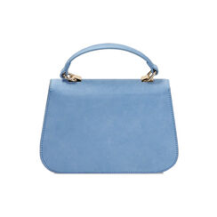 Mini bag celeste a mano in microfibra, Primadonna, 215124677MFCELEUNI, 003 preview