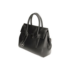Borsa a mano nera quadrata, Primadonna, 22D906528EPNEROUNI, 002 preview