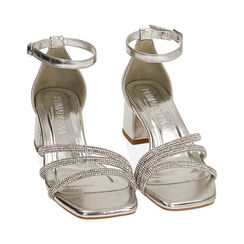 Sandali argento, tacco 5 cm, Primadonna, 214924578LMARGE035, 002 preview