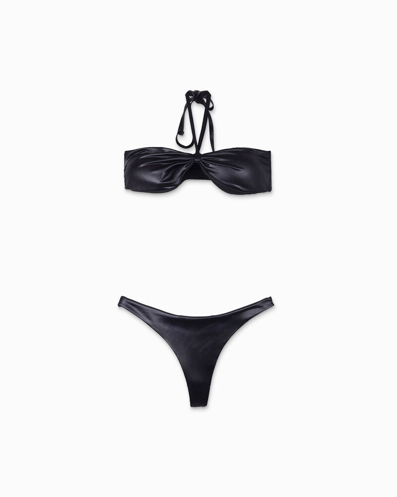 Bikini da donna nero a fascia image number null