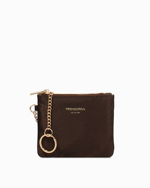 Porte-monnaie marron &eacute;l&eacute;gant, DK BROWN