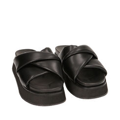 WOMEN SHOES WEDGE SYNTHETIC NERO, Primadonna, 210921101EPNERO036, 002a