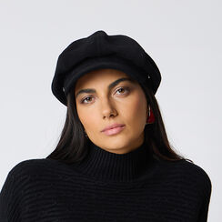 ACCESSORIES HAT MICROFIBER NERO, Primadonna, 26M740135MFNEROUNI, 002a