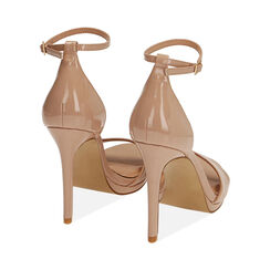 WOMEN SHOES SANDAL SYNTHETIC PATENT NUDE, Primadonna, 232133410VENUDE035, 003 preview