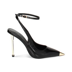 Zapato de tacón Bailarinasnude con punta dorada, Primadonna, 232188801ABNERO038, 001 preview