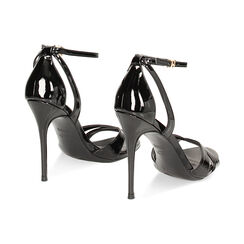Sandale à talons femme noir vernis, Primadonna, 252107303VENERO035, 004 preview