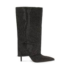 Bota negra con tacón de 10,2 cm, Primadonna, 262130627MPNENE035, 001a