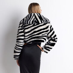 Cappotto nero/bianco zebra, Primadonna, 22B402301FUNEBIL, 002 preview