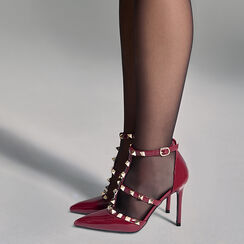 D&eacute;collet&eacute; open shank cherry con tacco 10,7 cm, Primadonna, 262102032VECHER036, 002 preview