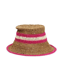Chapeau femme fuchsia en raphia, Primadonna, 25J904047RFFUCSUNI, 001a