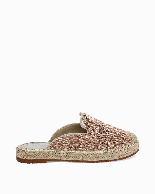 Sabot rosa-oro con dettagli luminosi, MULTI COLOR