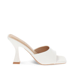 Mules open toe mujer blancas, Primadonna, 254956707EPBIAN035, 001a