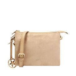 Pochette femme taupe en microfibre, Primadonna, 255701398MFTAUPUNI, 001a