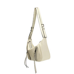 Borsa a spalla panna con tre cerniere, Primadonna, 265700570EPPANNUNI, 003 preview