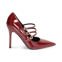 Zapatos de salón cherry en charol, Primadonna, 242186104VECHER036, 001 preview