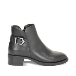 Tronchetto nero con fibbia, Primadonna, 240626004EPNERO035, 001a