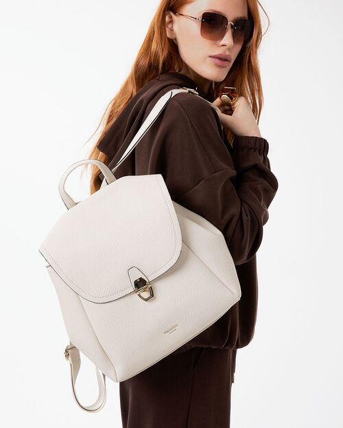 Zaino panna con dettagli chic, CREAM