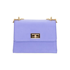 Borsa a tracolla viola in tessuto, Primadonna, 215123167LYVIOLUNI, 001 preview
